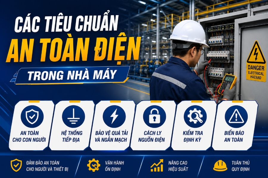 Các Tiêu Chuẩn An Toàn Điện Trong Nhà Máy